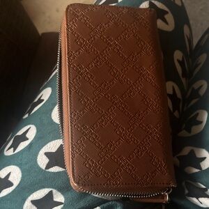 Brown Embossed Men's Wallet
